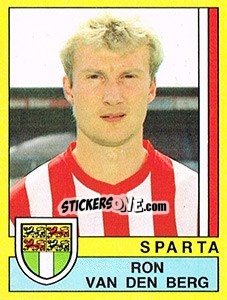 Sticker Ron van den Berg - Voetbal 1989-1990 n. 203 - Panini