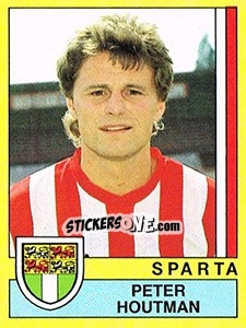 Figurina Peter Houtman - Voetbal 1989-1990 - Panini