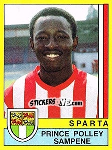 Sticker Prince Polley Sampene - Voetbal 1989-1990 n. 210 - Panini