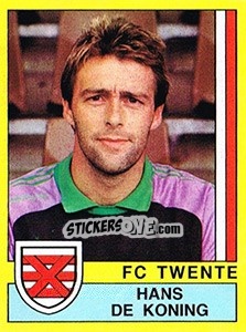 Cromo Hans de Koning - Voetbal 1989-1990 - Panini