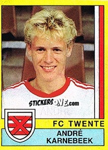Sticker André Karnebeek - Voetbal 1989-1990 - Panini