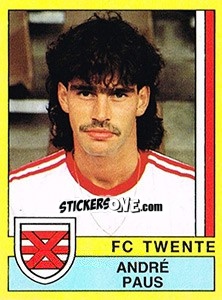 Cromo André Paus - Voetbal 1989-1990 - Panini