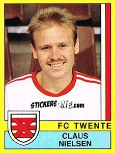 Sticker Claus Nielsen - Voetbal 1989-1990 - Panini