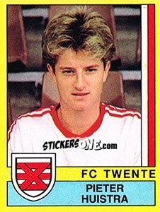 Sticker Pieter Huistra - Voetbal 1989-1990 - Panini