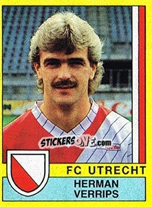 Figurina Herman Verrips - Voetbal 1989-1990 - Panini