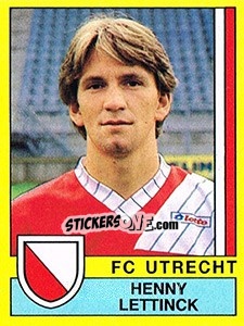 Figurina Henny Lettinck - Voetbal 1989-1990 - Panini