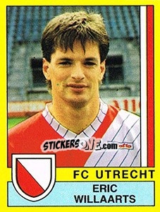Sticker Eric Willaarts - Voetbal 1989-1990 - Panini