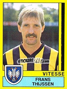 Figurina Frans Thijssen - Voetbal 1989-1990 - Panini