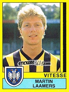 Cromo Martin Laamers - Voetbal 1989-1990 - Panini