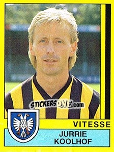 Sticker Jurrie Koolhof - Voetbal 1989-1990 n. 257 - Panini
