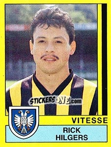 Sticker Rick Hilgers - Voetbal 1989-1990 - Panini