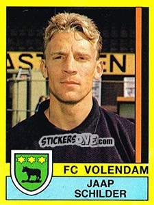 Sticker Jaap Schilder - Voetbal 1989-1990 - Panini