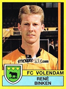 Cromo René Binken - Voetbal 1989-1990 - Panini