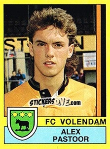Sticker Alex Pastoor - Voetbal 1989-1990 n. 269 - Panini