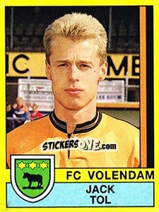 Cromo Jack Tol - Voetbal 1989-1990 - Panini