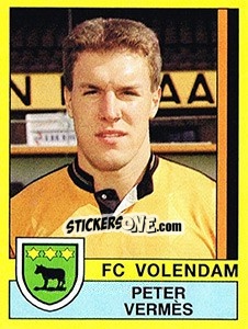 Cromo Peter Vermès - Voetbal 1989-1990 - Panini