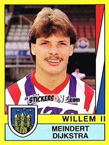 Sticker Meindert Dijkstra - Voetbal 1989-1990 - Panini