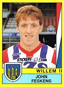 Sticker John Feskens - Voetbal 1989-1990 - Panini