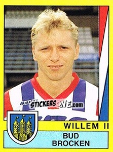 Sticker Bud Brocken - Voetbal 1989-1990 - Panini