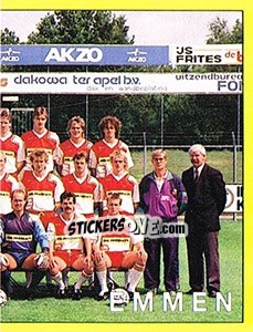 Figurina Elftal Emmen - Voetbal 1989-1990 n. 300 - Panini