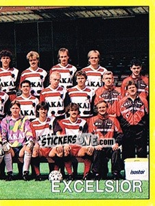 Sticker Elftal Excelsior - Voetbal 1989-1990 - Panini