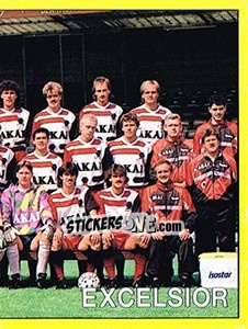 Sticker Elftal Excelsior - Voetbal 1989-1990 n. 302 - Panini