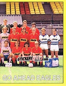 Sticker Elftal Go Ahead Eagles - Voetbal 1989-1990 n. 304 - Panini