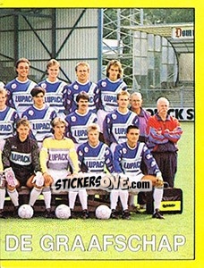 Cromo Elftal De Graafschap - Voetbal 1989-1990 - Panini