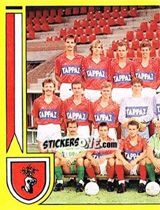 Sticker Elftal Helmond Sport - Voetbal 1989-1990 - Panini