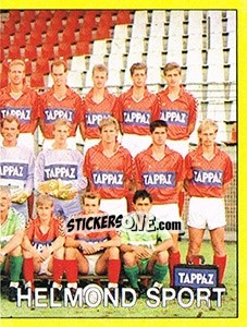 Sticker Elftal Helmond Sport - Voetbal 1989-1990 - Panini