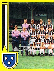 Sticker Elftal SC Heracles '74 - Voetbal 1989-1990 - Panini