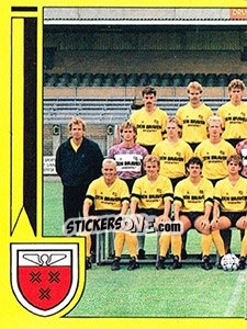 Sticker Elftal NAC - Voetbal 1989-1990 - Panini