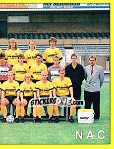 Sticker Elftal NAC - Voetbal 1989-1990 n. 314 - Panini