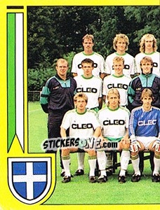 Figurina Elftal PEC Zwolle - Voetbal 1989-1990 n. 315 - Panini