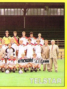 Sticker Elftal Telstar - Voetbal 1989-1990 - Panini