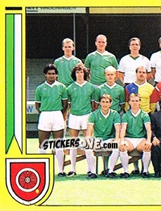 Sticker Elftal FC Wageningen - Voetbal 1989-1990 - Panini