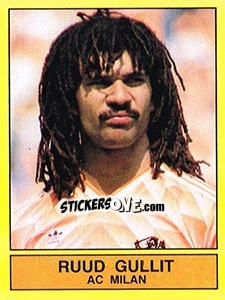 Figurina Ruud Gullit (AC Milan) - Voetbal 1989-1990 - Panini