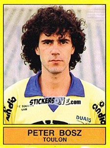 Sticker Peter Bosz (Toulon) - Voetbal 1989-1990 - Panini