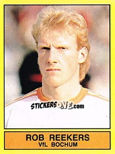 Cromo Rob Reekers (VfL Bochum) - Voetbal 1989-1990 - Panini