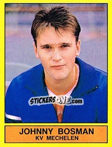Figurina Johnny Bosman (KV Mechelen) - Voetbal 1989-1990 n. 339 - Panini