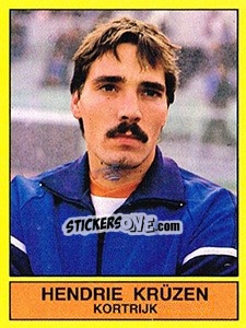 Cromo Hendrie Krüzen (Kortrijk) - Voetbal 1989-1990 - Panini