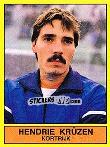 Cromo Hendrie Krüzen (Kortrijk) - Voetbal 1989-1990 n. 344 - Panini