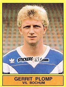 Sticker Gerrit Plomp (VfL Bochum) - Voetbal 1989-1990 - Panini