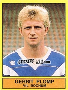 Sticker Gerrit Plomp (VfL Bochum) - Voetbal 1989-1990 n. 347 - Panini