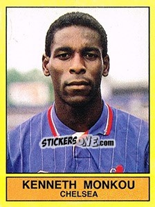 Sticker Kenneth Monkou (Chelsea) - Voetbal 1989-1990 - Panini
