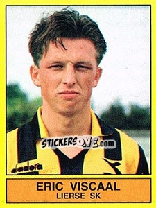 Sticker Eric Viscaal (Lierse SK) - Voetbal 1989-1990 - Panini