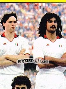 Sticker Elftal AC Milan