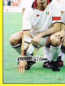 Sticker Elftal AC Milan - Voetbal 1989-1990 - Panini