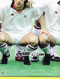 Sticker Elftal AC Milan - Voetbal 1989-1990 - Panini