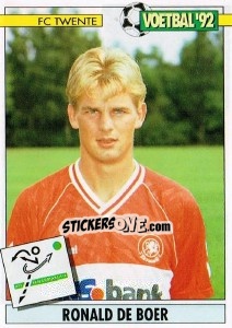 Sticker Ronald de Boer - Voetbal 1991-1992 - Panini